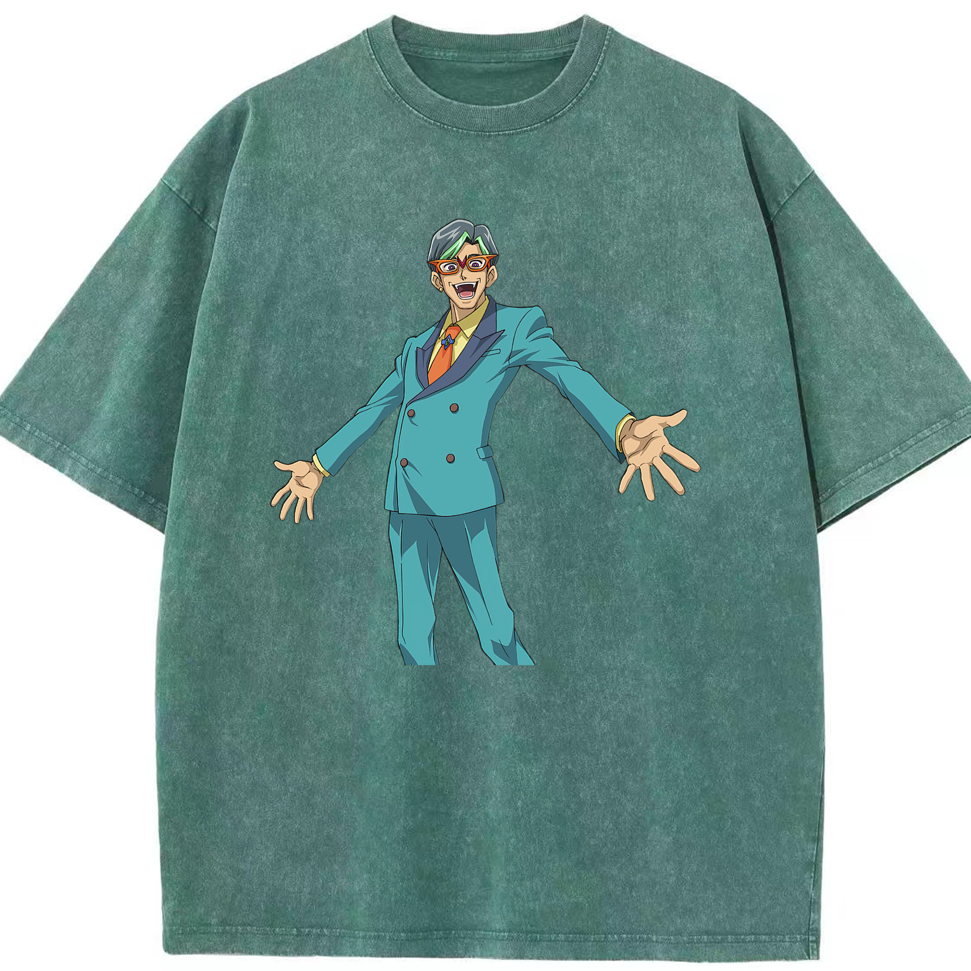 （画像用） 遊☆戯☆王 Yu-Gi-Oh! 綿100% ヴィンテージ風 半袖Tシャツ（フロントプリント）